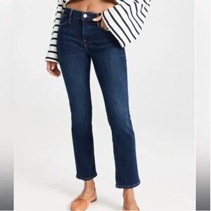 Frame Women's Le High Straight Dark Wash Denim Jeans Size 28